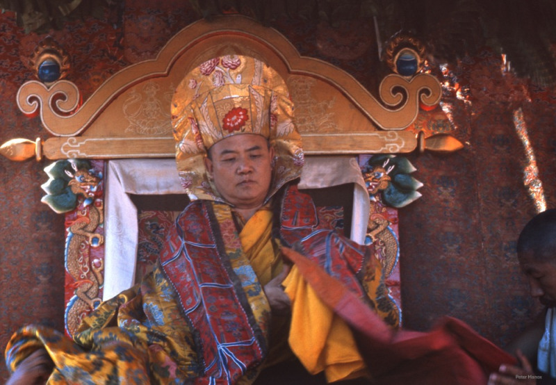 Première cérémonie de la Coiffe Noire à Dhagpo Kagyu Ling