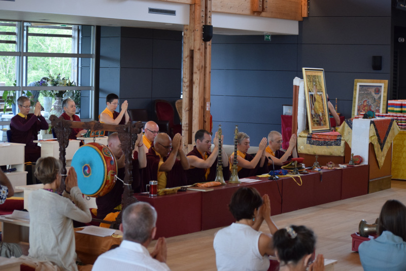 31 juillet 2015 : consécration de l’Institut Dhagpo Kagyu Ling