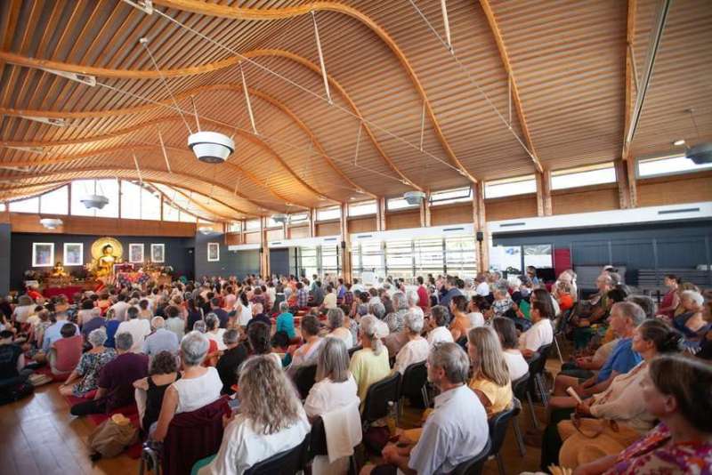 Son Éminence Trungram Gyatrul Rinpoché à Dhagpo Kagyu Ling