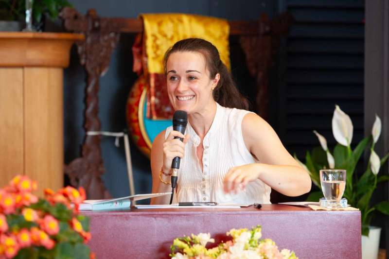 Son Éminence Trungram Gyatrul Rinpoché à Dhagpo Kagyu Ling