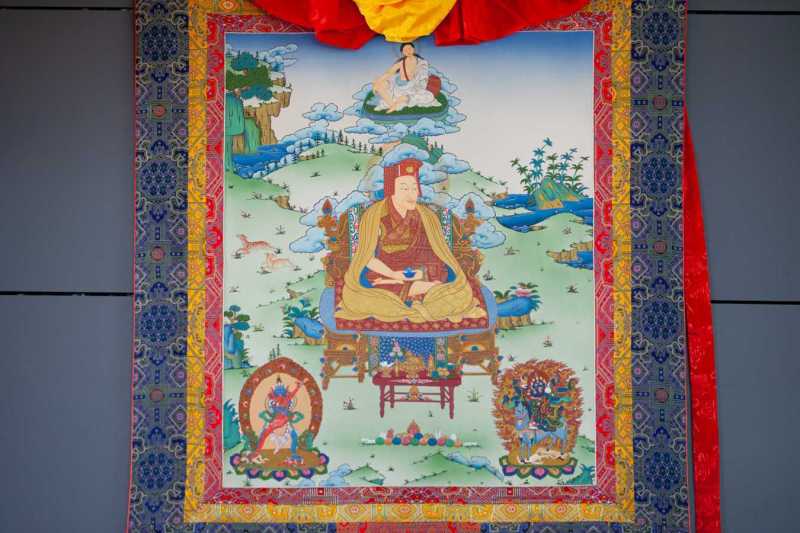 Son Éminence Trungram Gyatrul Rinpoché à Dhagpo Kagyu Ling