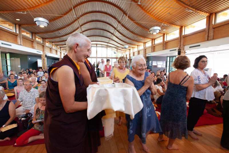 Son Éminence Trungram Gyatrul Rinpoché à Dhagpo Kagyu Ling