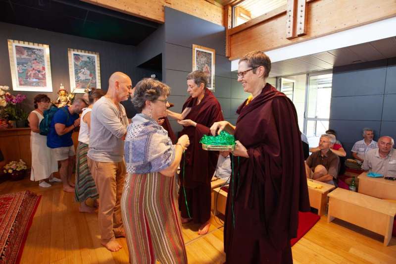 Son Éminence Trungram Gyatrul Rinpoché à Dhagpo Kagyu Ling