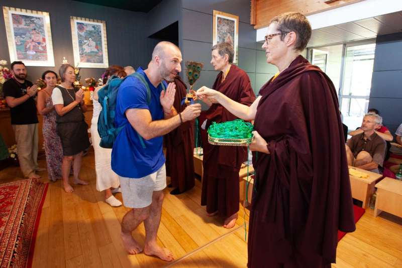 Son Éminence Trungram Gyatrul Rinpoché à Dhagpo Kagyu Ling