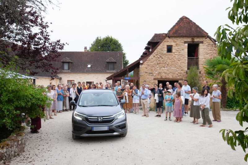 Son Éminence Trungram Gyatrul Rinpoché à Dhagpo Kagyu Ling