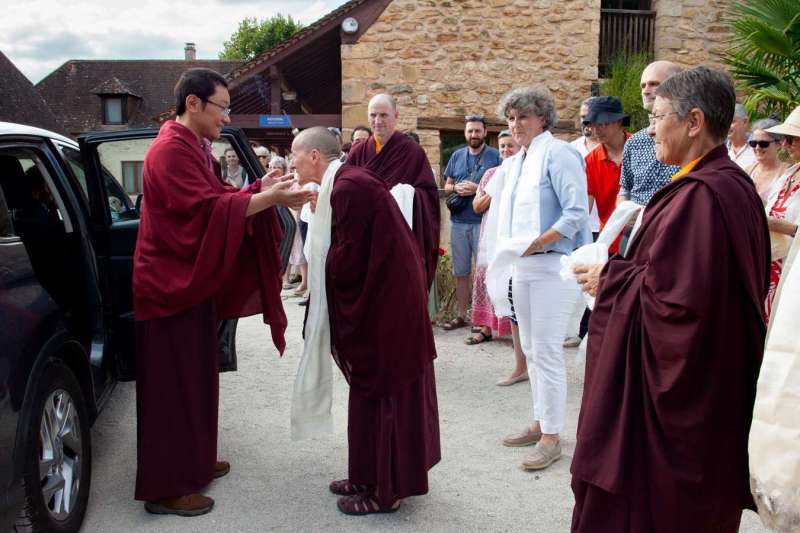 Son Éminence Trungram Gyatrul Rinpoché à Dhagpo Kagyu Ling