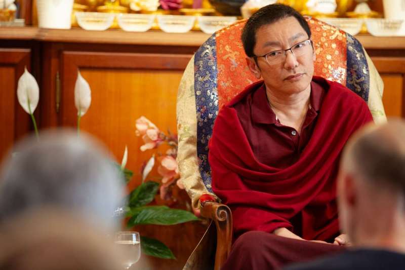 Son Éminence Trungram Gyatrul Rinpoché à Dhagpo Kagyu Ling