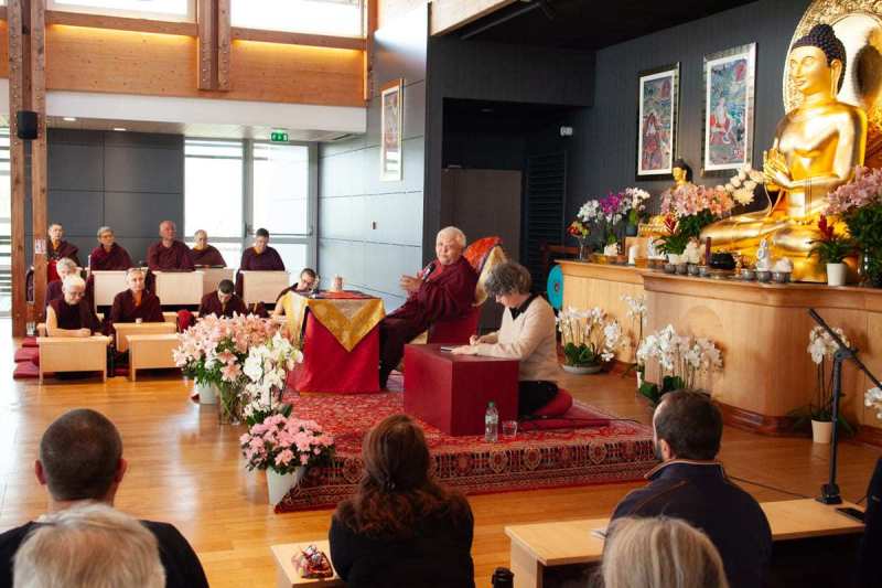 Retour en images sur la dernière retraite d’étude et méditation guidée par lama Jigmé Rinpoché, à Dhagpo Kagyu Ling