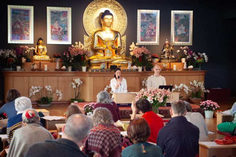 Retour en images sur la dernière retraite d’étude et méditation guidée par lama Jigmé Rinpoché, à Dhagpo Kagyu Ling