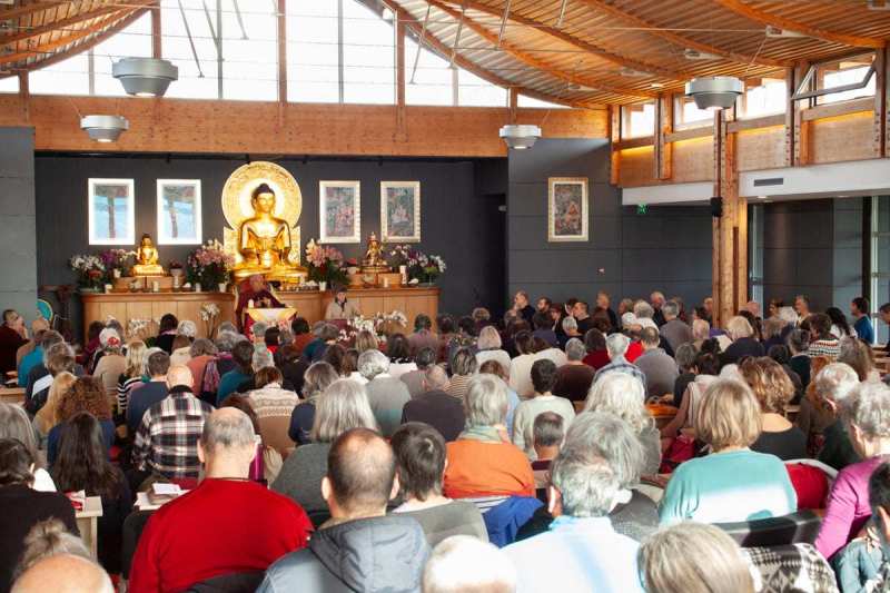 Retour en images sur la dernière retraite d’étude et méditation guidée par lama Jigmé Rinpoché, à Dhagpo Kagyu Ling