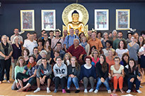 Premier forum éducation et jeunesse, en été 2017, conduit par lama Jigmé Rinpoché