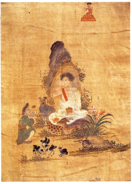 Milarepa, thangka par le Xe Karmapa. 
