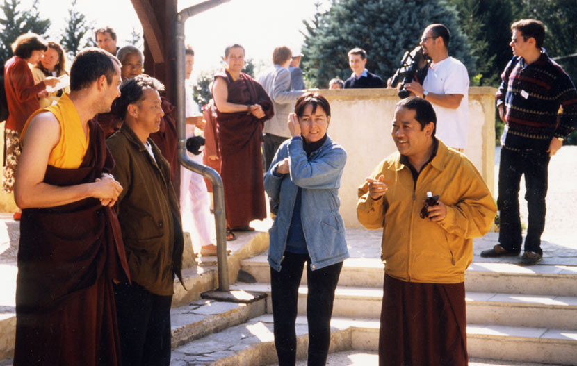 Arrivée de khenpo Rinpoché en juillet 2003