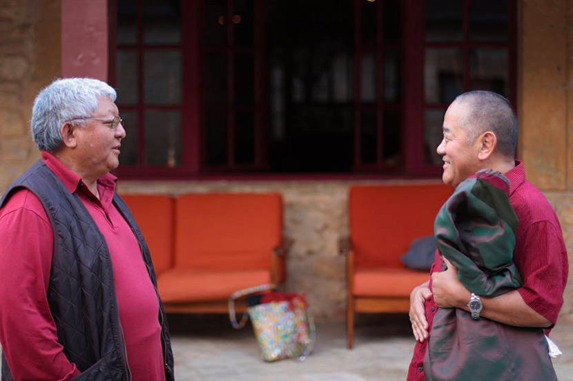 lama Jigmé Rinpoché et khenpo Chödrak Rinpoché