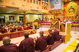 17ème Karmapa Thayé Dorjé en Malaisie - cérémonie 