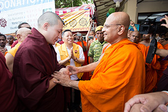 17ème Karmapa Thayé Dorjé en Malaisie - avec Ven. Ming Ji