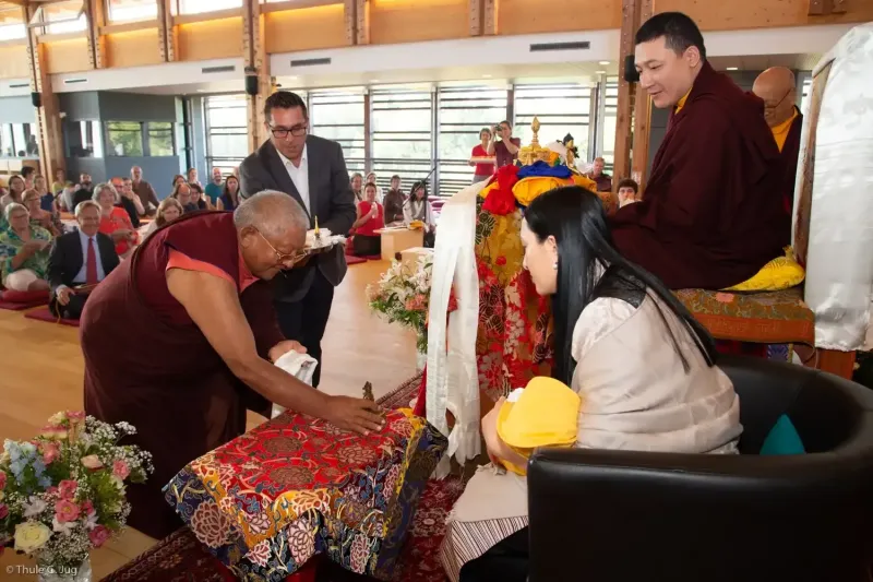 Présentation de Thugseyla à Dhagpo Kagyu Ling