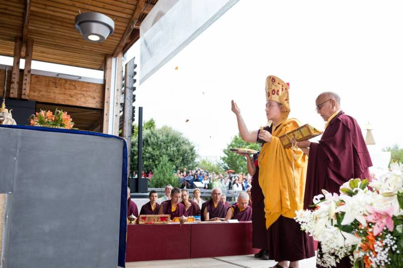 31 juillet 2015 : consécration de l’Institut Dhagpo Kagyu Ling