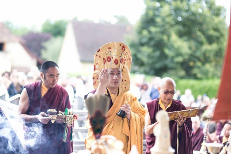 31 juillet 2015 : consécration de l’Institut Dhagpo Kagyu Ling