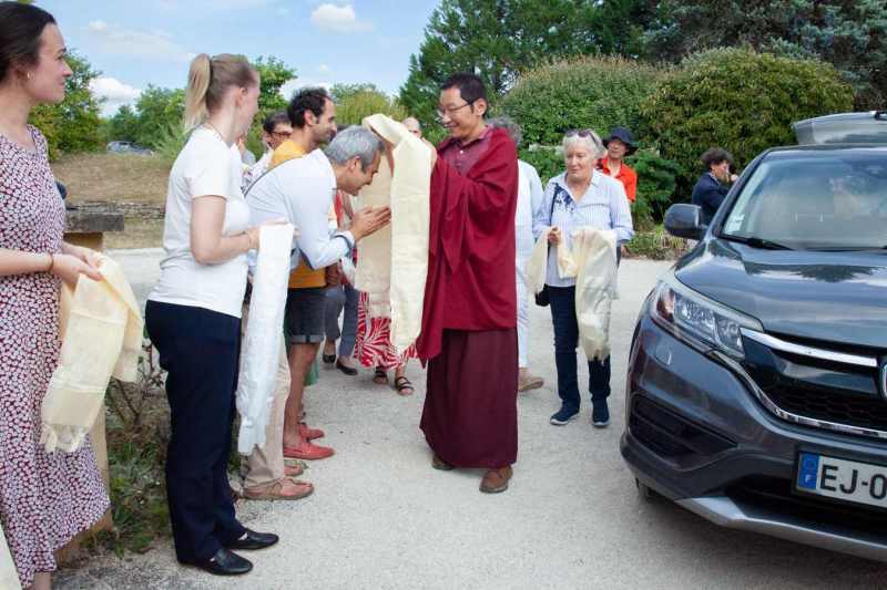 Son Éminence Trungram Gyatrul Rinpoché à Dhagpo Kagyu Ling