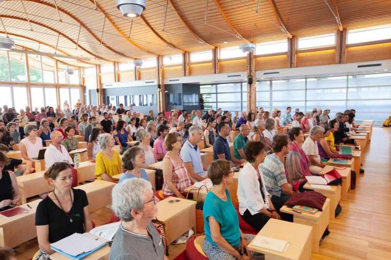 Son Éminence Trungram Gyatrul Rinpoché à Dhagpo Kagyu Ling