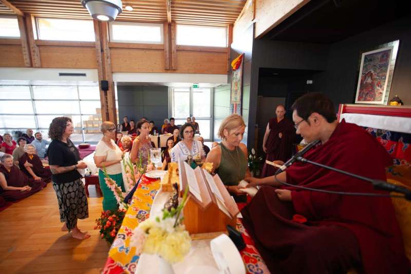 Son Éminence Trungram Gyatrul Rinpoché à Dhagpo Kagyu Ling