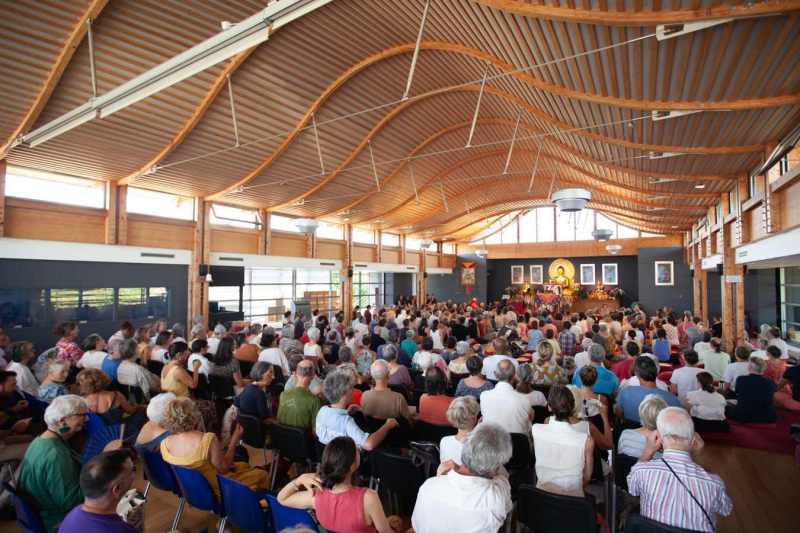 Son Éminence Trungram Gyatrul Rinpoché à Dhagpo Kagyu Ling