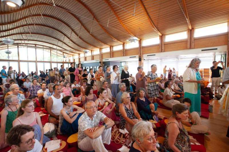 Son Éminence Trungram Gyatrul Rinpoché à Dhagpo Kagyu Ling