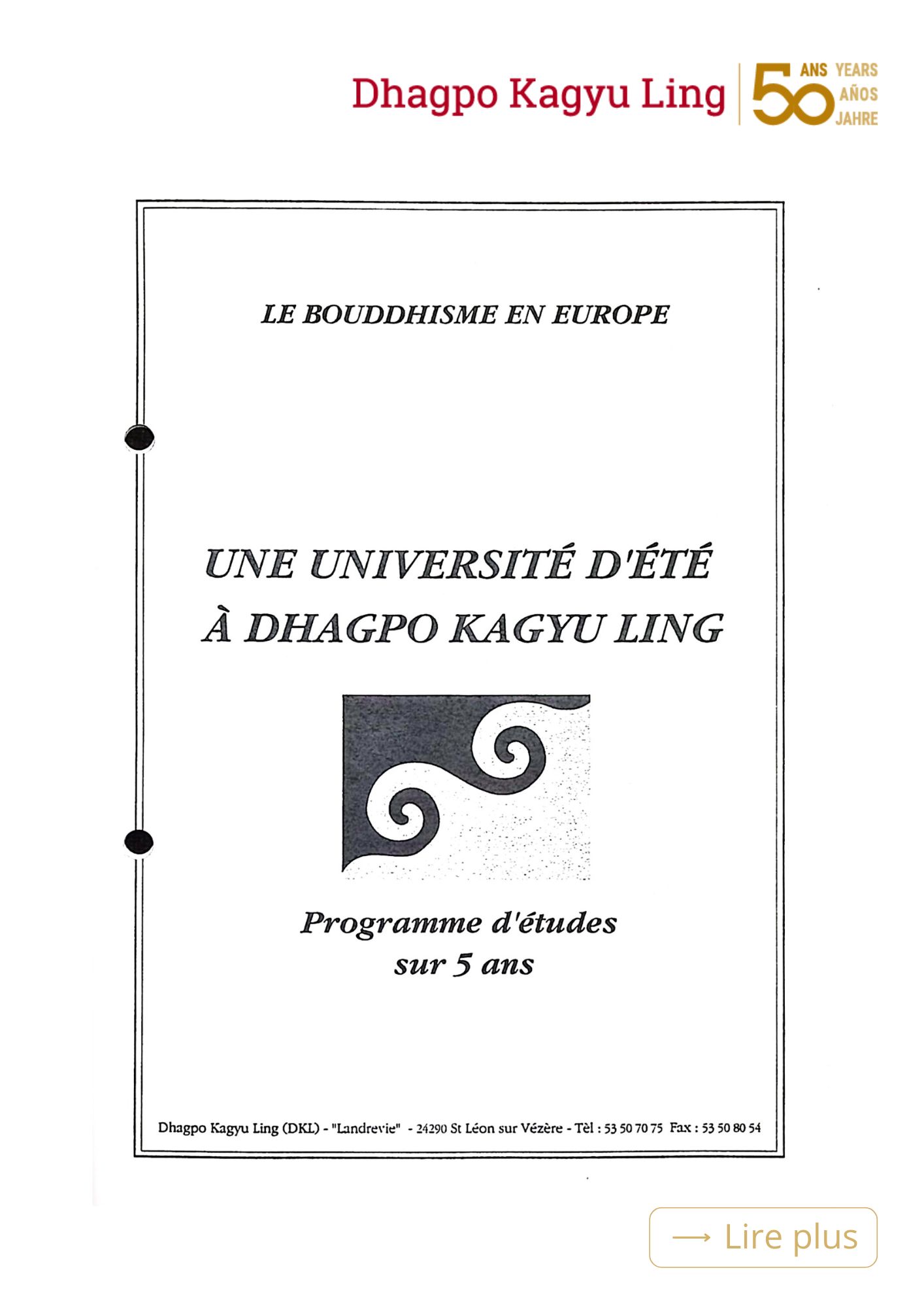 1994_Debut_université d'été Lettre XVI GK 1975