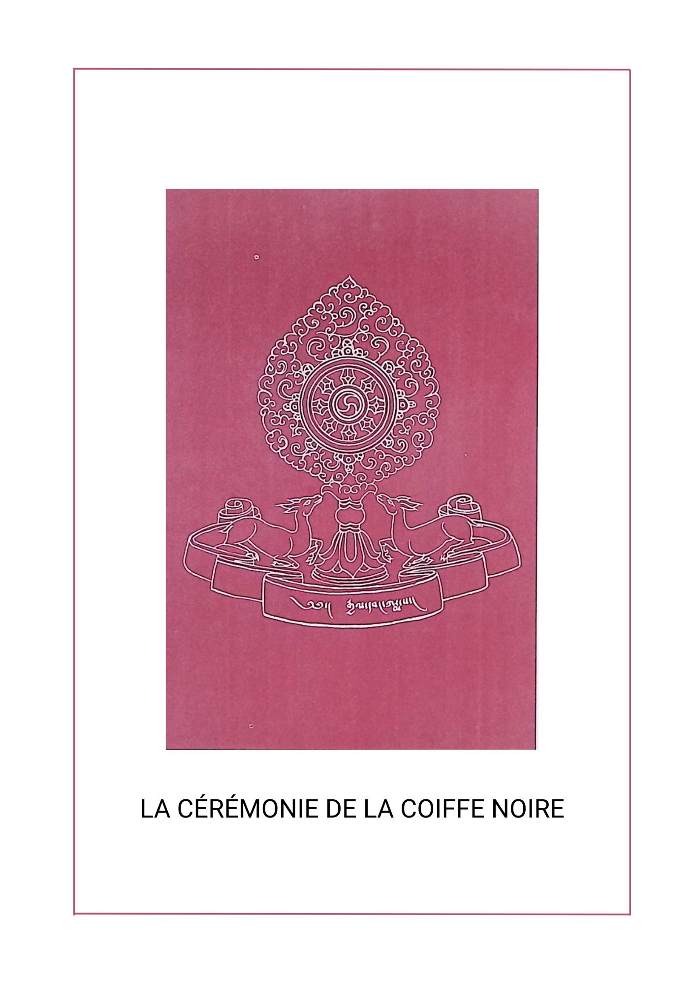 Céremonie de la Coiffe Noire Premiere sortie de retraite 1987