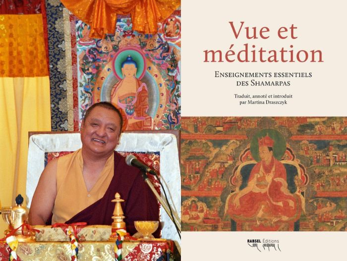 Französische Ausgabe von „Vision und Meditation“ des 14. Künzig Shamarpa