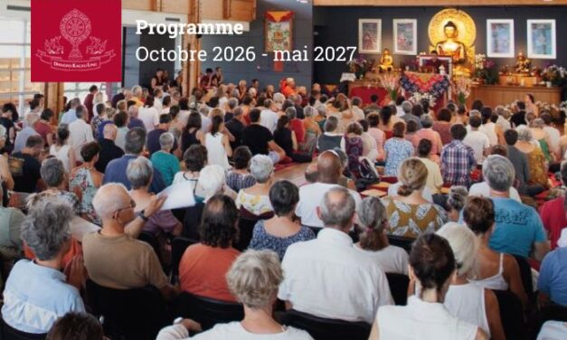 Nouveau programme de Dhagpo – Octobre 2026 à mai 2027