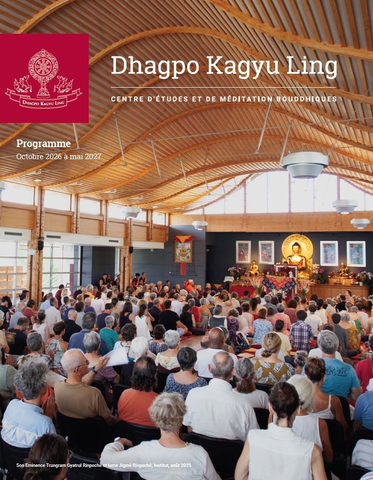 Nouveau programme de Dhagpo - Octobre 2023 à mai 2024