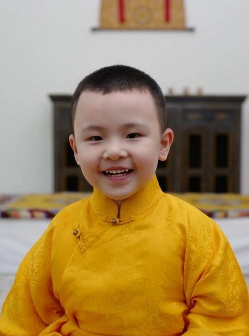 Karmapa partage les photos du quatrième anniversaire de Thugseyla