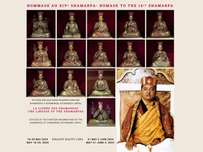 Statues lignée Shamar Rinpoche