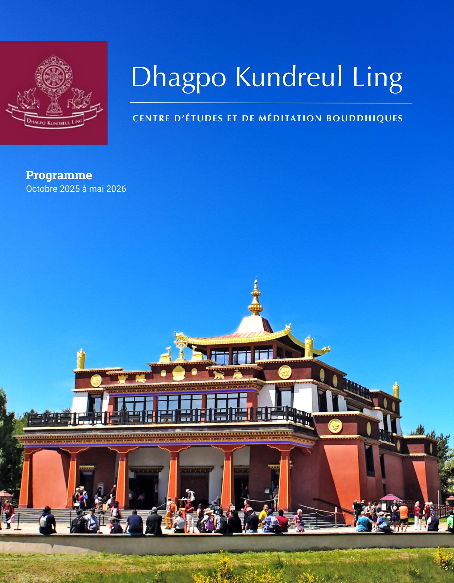 Nouveau programme de Dhagpo - Octobre 2023 à mai 2024