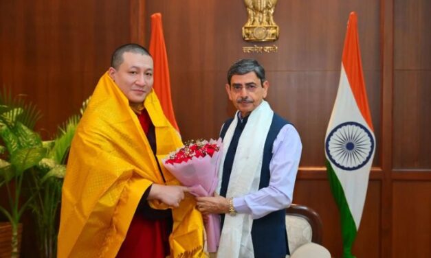 Karmapa rencontre le gouverneur du Tamil Nadu