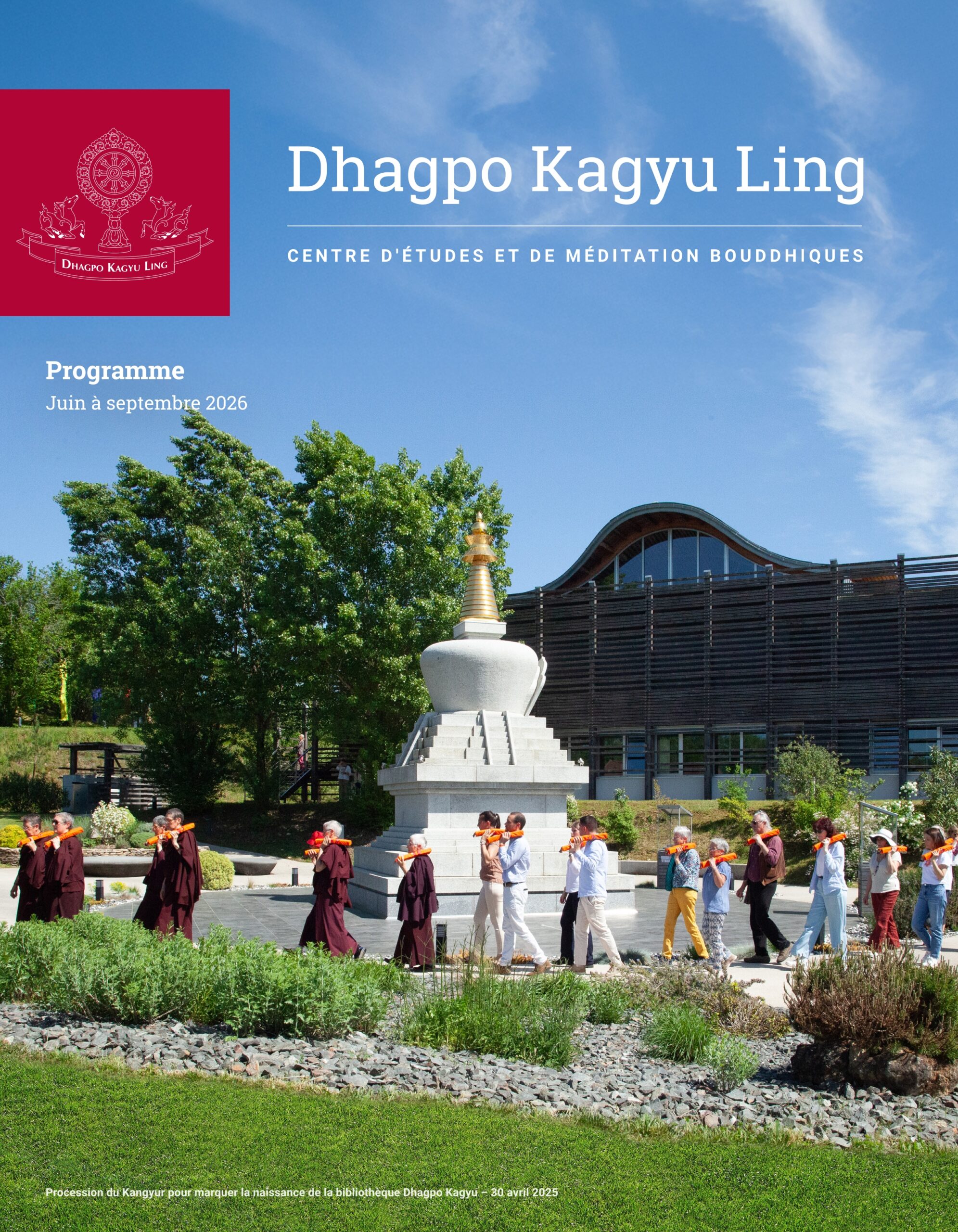 Nouveau programme de Dhagpo - Octobre 2023 à mai 2024