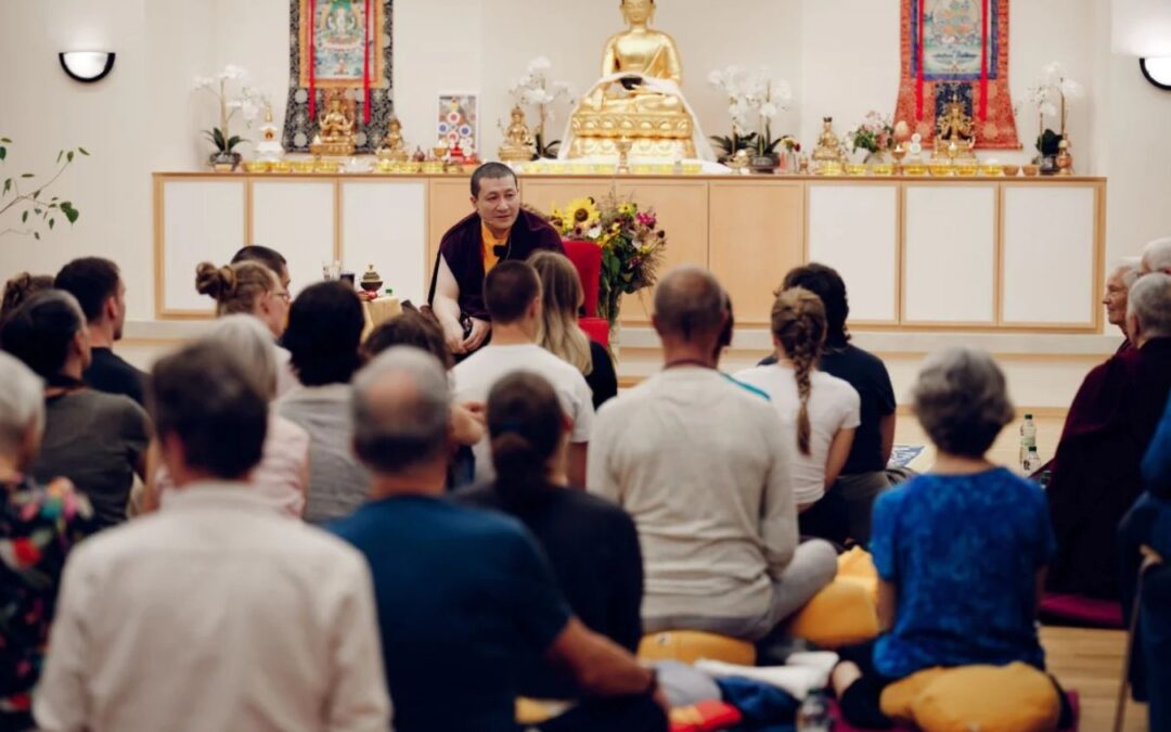 Karmapa se rend à Dhagpo Möhra